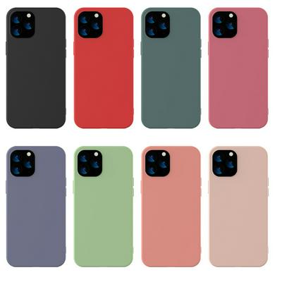 For iPhone 12/12 Pro(6.1) Anti-drop TPU Back Cover Imitation Liquid Silicone Case