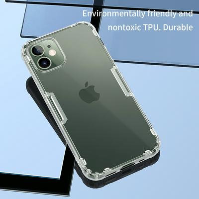 Anti-Scratch Shockproof Transparent Soft TPU Back Cover Case for iPhone 12 (6.1)