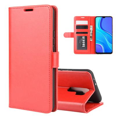 R64 Pattern Single Fold Edge Side Flip Shockproof PU Leather + Soft TPU Picture Frame Magnetic Buckle with Stand and Card Slots Wallet Case for Xiaomi Redmi 9