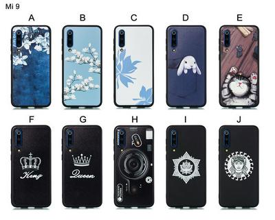 Cat Plum Snow Colored Pattern Anti-Scratch Soft TPU Back Cover Protective Case for Xiaomi Mi 9 / Mi 9 Explorer