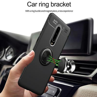 Car Hold Available Ultra Thin Soft TPU with 360 Degree Rotatable Stand Back Cover Case for OnePlus 7 Pro