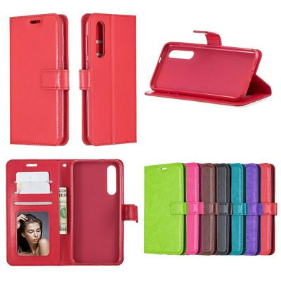 Wallet Case for Xiaomi Mi 9 SE, Crazy Horse Leather Phone Cover