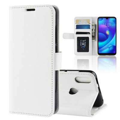 R64 Pattern Single Fold Edge Side Flip Shockproof PU Leather + Soft TPU Card Slots with Picture Frame and Stand Wallet Protective Case for Xiaomi Mi Play