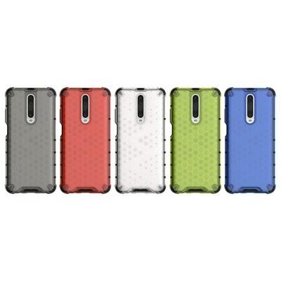 Honeycomb Pattern Detachable Hard PC + Soft TPU Back Cover Case for Xiaomi Redmi K30