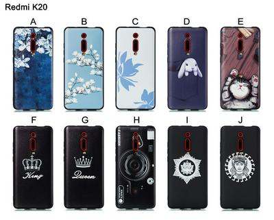 Cat Plum Snow Colored Pattern Anti-Scratch Soft TPU Back Cover Protective Case for Xiaomi Redmi K20/Xiaomi Mi 9T