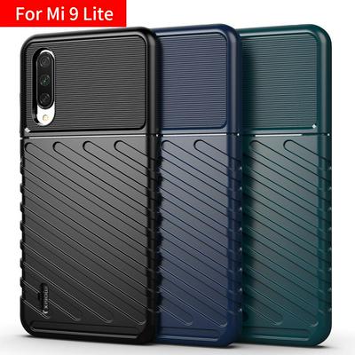 Anti-Fingerprints Shockproof Soft TPU + Hard Back Cover Case for Xiaomi Mi 9 Lite
