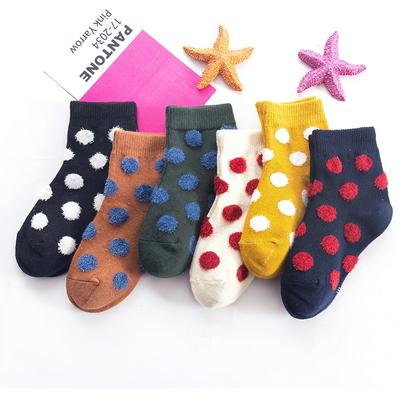 5 Pairs of Children's Ankle Socks Brightly Colored Cotton Socks