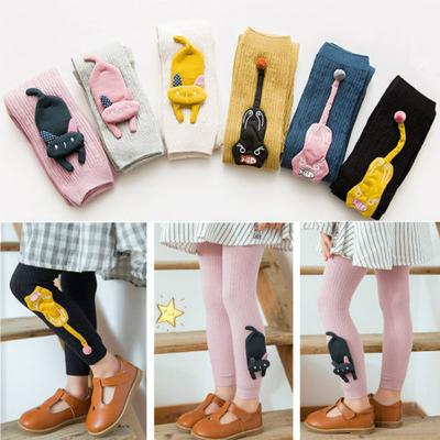 The New Children's Cotton Cat Eating Fish Accessories Pantyhose for Spring, Autumn