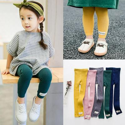 The New Children's Cotton Medium Thickness Wild Bottoming Double Needle Pantyhose Socks for Autumn, Winter