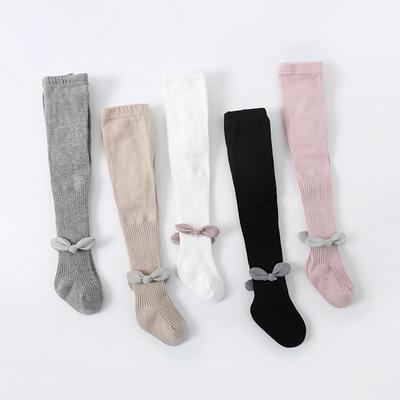 The New Children's Cotton Sweet Bow-knot Pantyhose Socks in Autumn , Winter