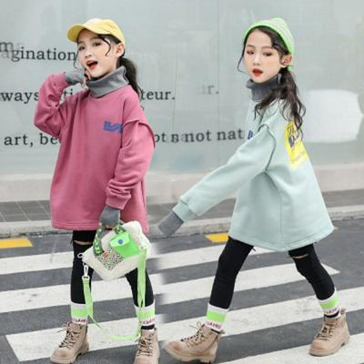 Girls' Winter Clothing and Cashmere Tops Korean Version Warm Turtleneck Bottoming Shirt