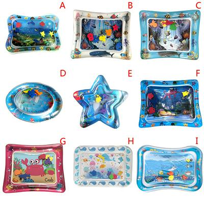 Inflatable Water Mat Tummy Time Water Play Mat Fun Floatig Mat for Toddler/Infant