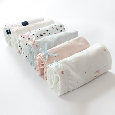 3pcs Girl's Underwear Comfortable Cute Boy Shorts with Elastic Waistband