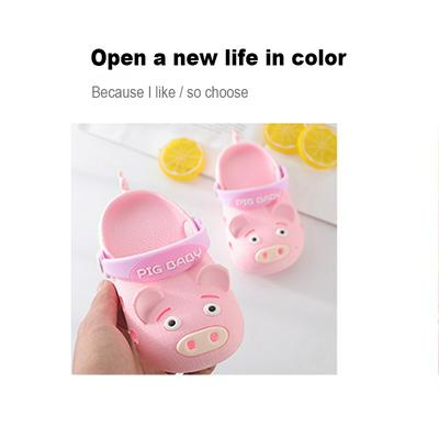 Baby's Clog Sandals Non-slip Pig-style Shoes for 1 to 3 Years Old