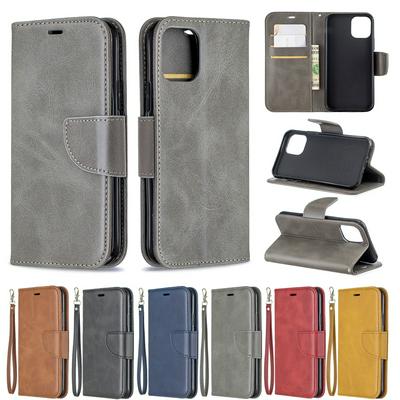 Sheep Skin Shockproof PU Leather + Soft TPU with Card Slots Stand Wallet Protective Case for 2019 5.8inch