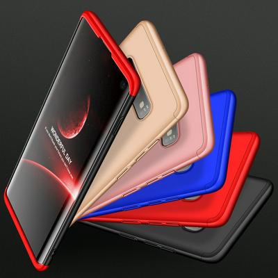 GKK Detachable Three Stops Style Full Wrapped Frosted Shockproof Hard PC Back Cover Protective Case for Samsung Galaxy S10+ / S10 Plus