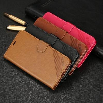 Business Solid Color PU Leather + Soft TPU with Card Slots and Stand Wallet Protective Cover Case for iPhone Xs Max 6.5