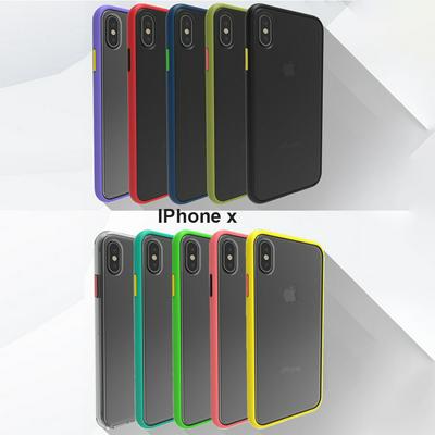 Hard Phone Case for iPhone X, Phantom Series Phone Cover PC Panel Combined with TPU Bumper 