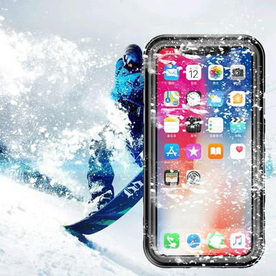 Shellbox A Series IP68 Waterproof Anti-Scratch Hard PC + Soft TPU Back Cover Protective Case for iPhone X / XS