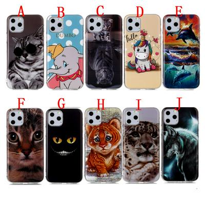 Animal Pattern Phone Case for Apple iPhone 11 Pro, IMD Soft TPU Phone Cover