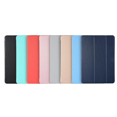 Side Flip Trid-fold Scratch Resistant Foldable Stand PU Leather + Soft TPU Tablet Protective Case for iPad Air(2019) / iPad Air 3
