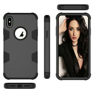 Detachable 3 in 1 Hybrid Hard PC + TPU Back Cover Case for iPhone Xs Max 6.5