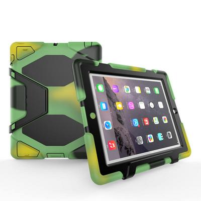 Imitation Brand Griffin Three Layer Armor Defender Hard PC + Soft Silicone with Kickstand and Screen Protector Full Body Protective Back Case Cover for iPad 1 / 2 / 3 / 4