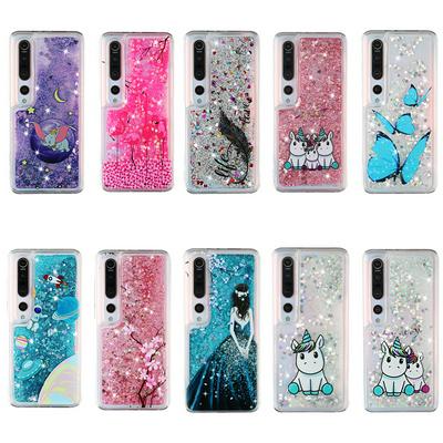 Quicksand Fashion Pattern Shockproof Scratch Resistant Soft TPU Back Cover Phone Case for Xiaomi Mi 10 Pro 5G