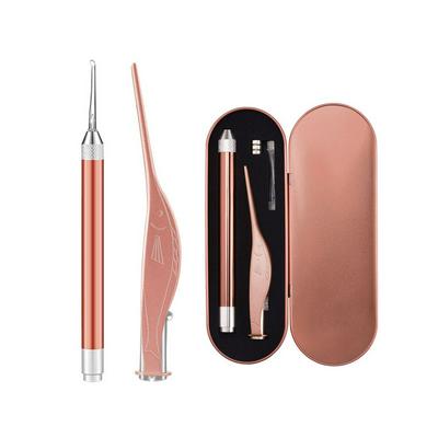 2Pcs Earwax Removal Ear Pick Remover Spoon Baby Kids Adult Earpick Ear Picker with LED Light Ear Care Tool 