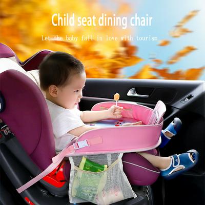 Car Seat Table for Toddlers Multifunction Lap Tray Organizer 