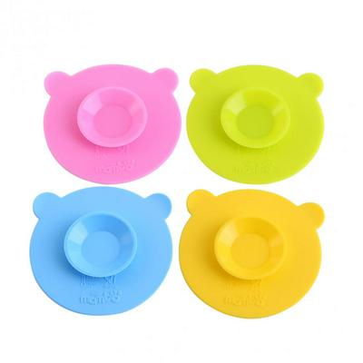 Anti-Skid Double-Sided Magic Silicone Suction Cup Baby Bowl Feeding Food Plate Tray Dishes Tableware Place Mat 