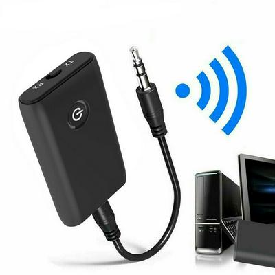 B-10S 2 in 1 Transmitter Receiver TV PC Car Speaker 3.5mm AUX Hifi Music Audio Adapter/Headphones Car/Home Stereo Device