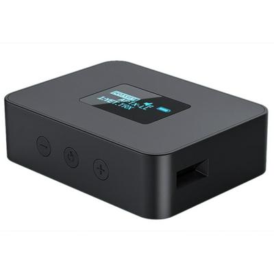 YET-T6 PRO CSR Display Lossless Fiber Coaxial Bluetooth Transmitter AptXLL HD Audio Adapter