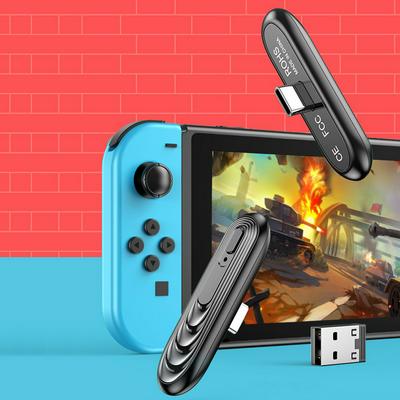 T71 Bluetooth 5.0 Audio Transmitter USB Type C Wireless Music Adapter for Nintendo Switch Switch Lite PC Computer Smartphone