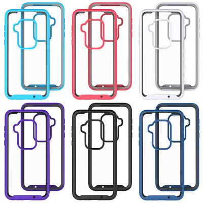 For Motorola One Zoom Starry Sky Shock-proof Drop-proof TPU+PC Back Cover Phone Case