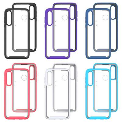 For Motorola Moto G Power Starry Sky Solid Color Anti-slip Shock-proof Drop-proof Acrylic+TPU+PC Back Cover Case