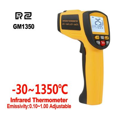 BENETECH GM1350 Infrared Thermometer Non contact Digital Temperature Humidity Meter Handheld Outdoor Indoor Pyrometer Laser IR Thermometer