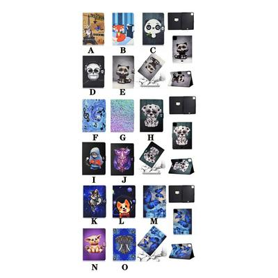 Colored Painting Voltage Side Flip Anti-Fall PU Leather + Soft TPU Card Slot with Magnetic Buckle and Stand Wallet Case for iPad Pro 11 (2020)