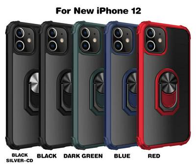 Sergeant 2 in 1 Detachable Anti-fall Shockproof Hard PC Bracket Acrylic Back Cover Case with Kickstand  for iPhone 12（6.1）