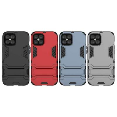 Fashion Slim Thin Matte Drop Protection Phone Case with Horizontal Kickstand for Apple iPhone 12 Pro Max(6.7)