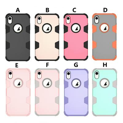 Detachable 3 in 1 Hybrid Hard PC + TPU Back Cover Case for iPhone XR 6.1