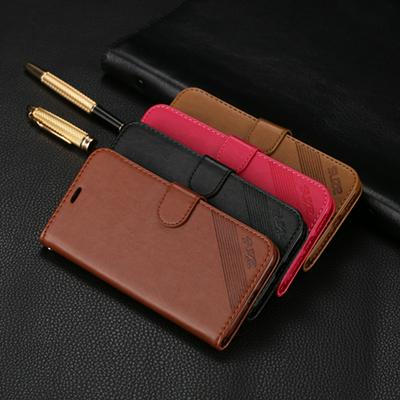 Business Solid Color PU Leather + Soft TPU with Card Slots and Stand Wallet Protective Cover Case for iPhone XR 6.1