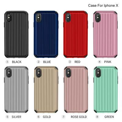 Luggage Case Pattern Detachable Anti-Scratch Hard PC + Soft TPU Back Cover Protective Case for iPhone XR 6.1