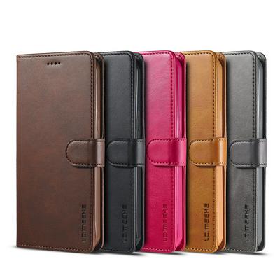 Calf Pattern Series Magnetic Closing Clasp Shockproof Flip PU Leather Wallet Phone Case with Card Slot for iPhone 12 /12 Pro(6.1)