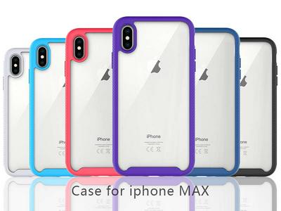 For iPhone Xs Max 6.5 Starry Sky Anti-slip Shock-proof Drop-proof Acrylic+TPU+PC Back Cover Case