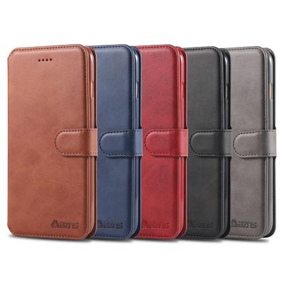 Calf Pattern Shockproof Side Flip PU Leather + Soft TPU Card Slots with Picture Frame Magnetic Buckle and Stand Wallet Case for iPhone 6 Plus / 6S Plus