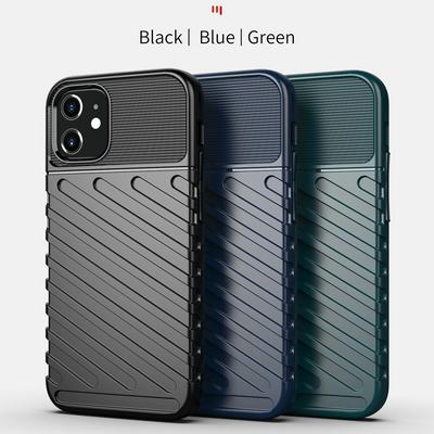 Anti-Fingerprints Shockproof Soft TPU + Hard PC Phone Protective Case for Apple iPhone 12（5.4）