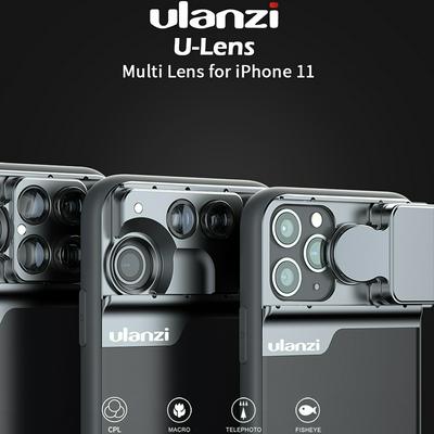 ULANZI All-in-one CPL Macro Phone External Lens Protective Case for iPhone 11/iPhone 11 Pro/iPhone 11 Pro Max