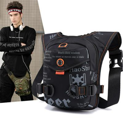 Outdoor Thigh Bag Waterproof Sports Waist Pack with Earphones Slot