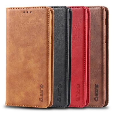 Retro Pattern Solid Color PU Leather + Soft TPU Case with Card Slots and Picture Frame Protective Cover Case for Samsung Galaxy J4+ / J4 Plus 2018